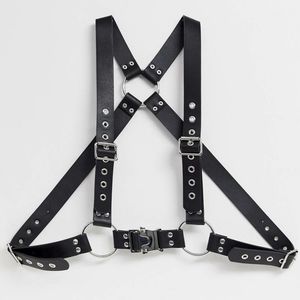 Leather Buckle Harness Rave Festival Bondage